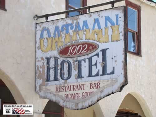 Oatman Hotel, dating to 1902
